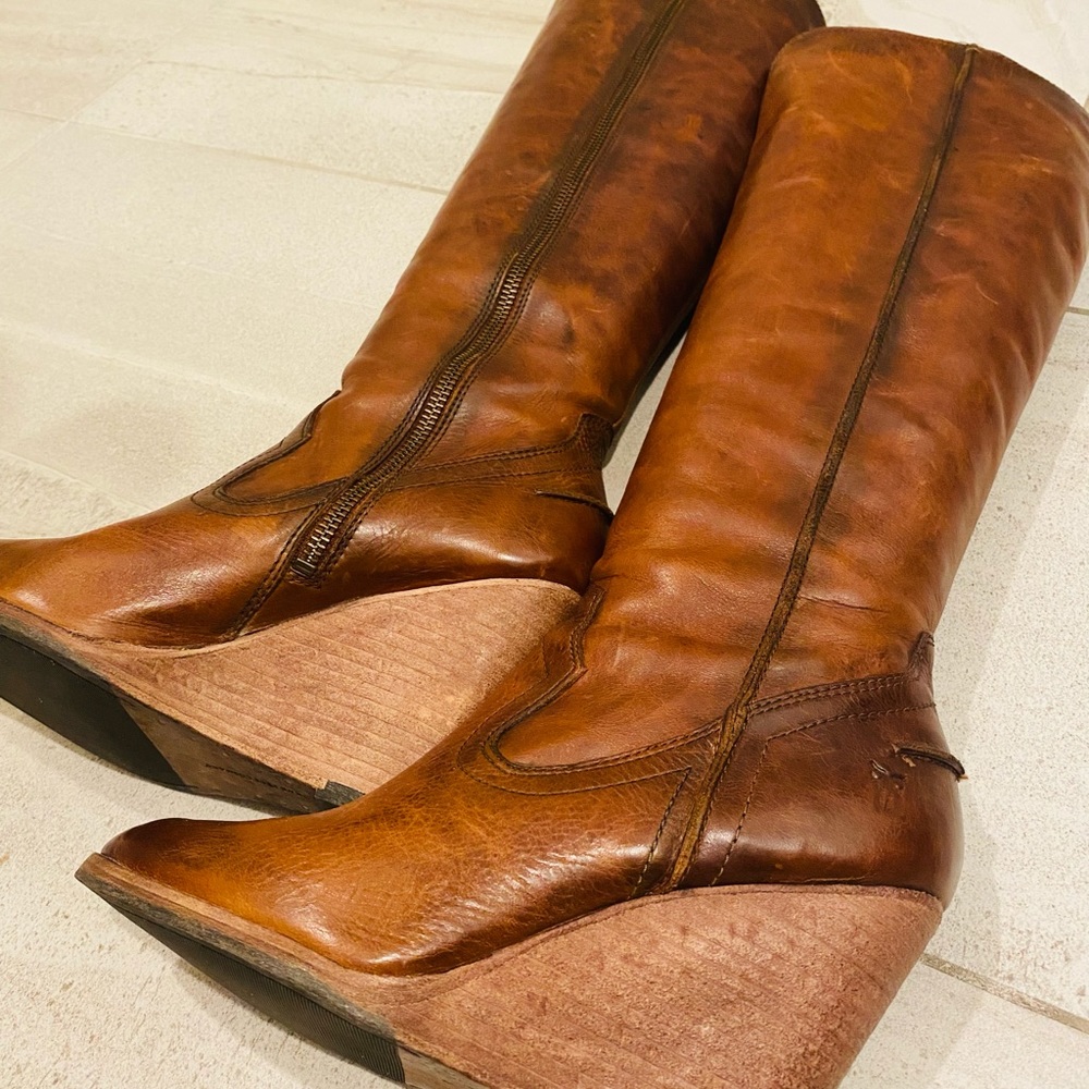 Frye Cece Wedge Boot